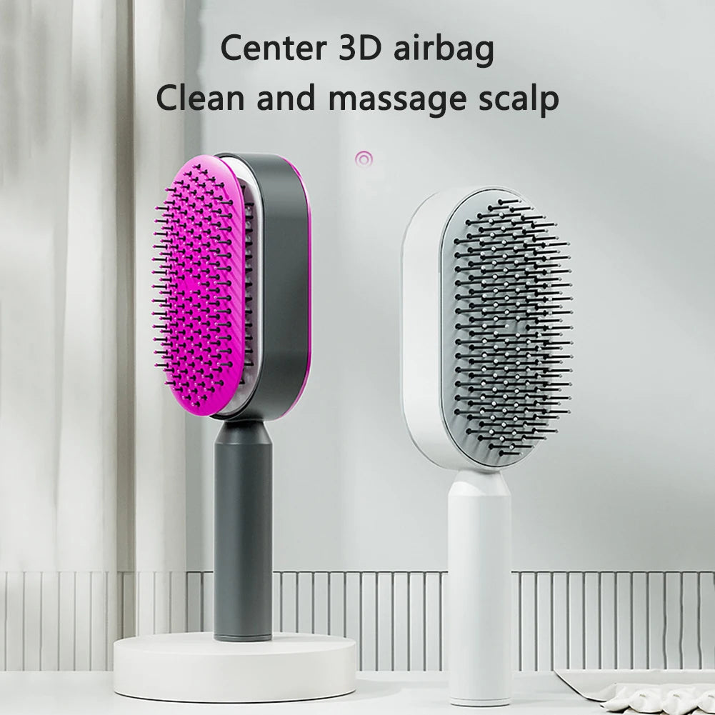 Auto-Clean Eco Hair Brush